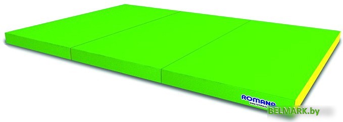 Cпортивный мат Romana 5.021.06 (светло-зеленый/желтый) - фото