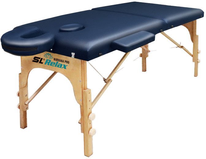 Массажный стол SL Relax Nirvana Pro SLR-11 (синий) - фото