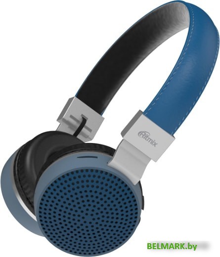 Наушники Ritmix RH-460BTH (синий) - фото