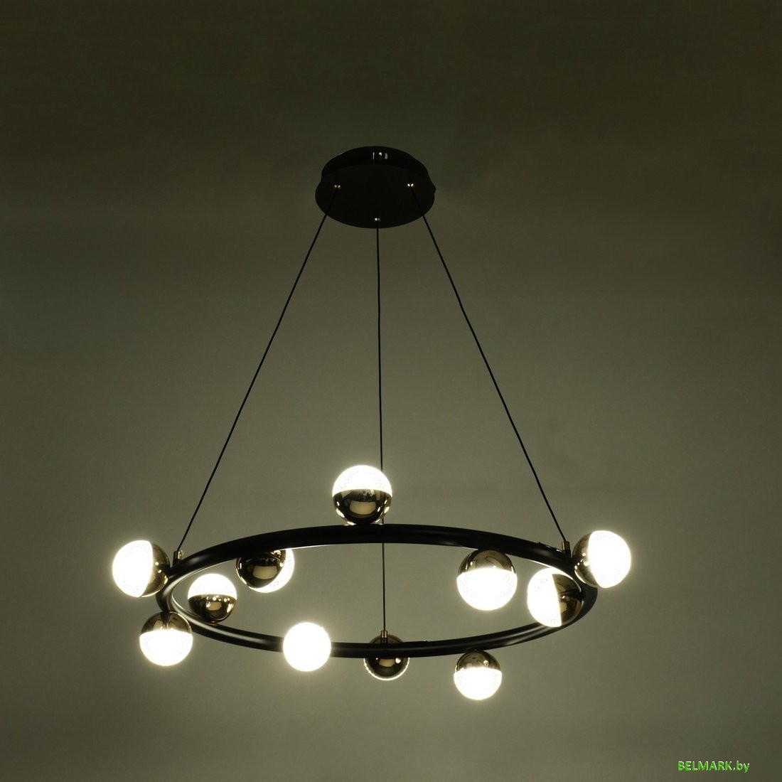 Подвесная люстра BayerLux Рикардо 10385951 (черный/золото) - фото2