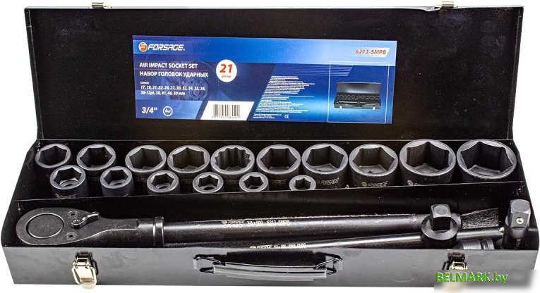 Универсальный набор инструментов FORSAGE F-6213-5MPB (21 предмет) - фото