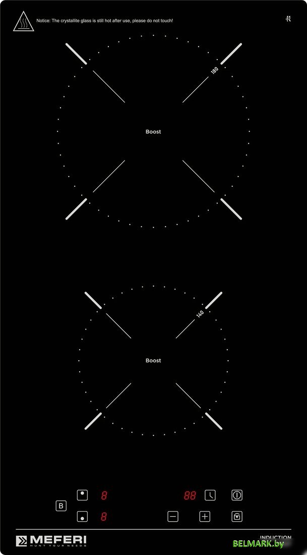 Варочная панель Meferi MIH302BK Power - фото2