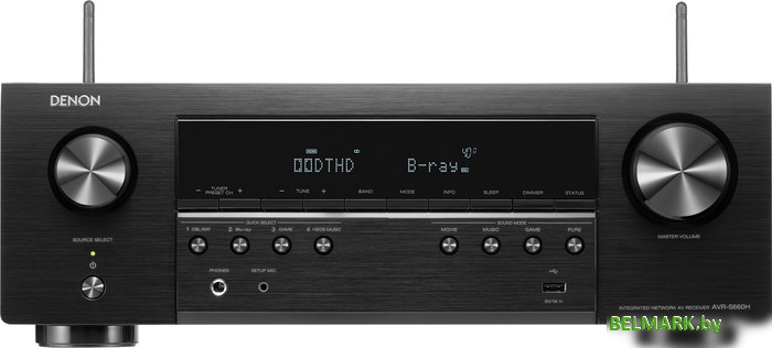 AV ресивер Denon AVR-S660H - фото