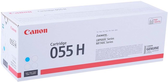 Картридж Canon 055H Cyan - фото