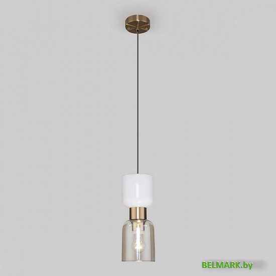 Подвесная люстра Евросвет Tandem 1 a053235 латунь - фото