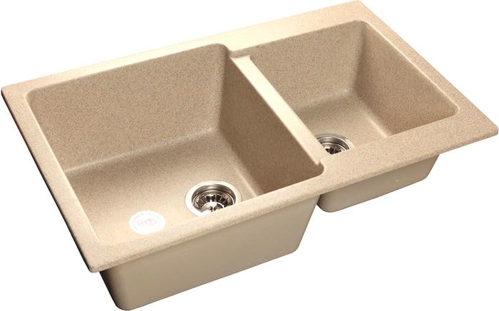 Кухонная мойка GranFest GF-P780K (песочный) - фото