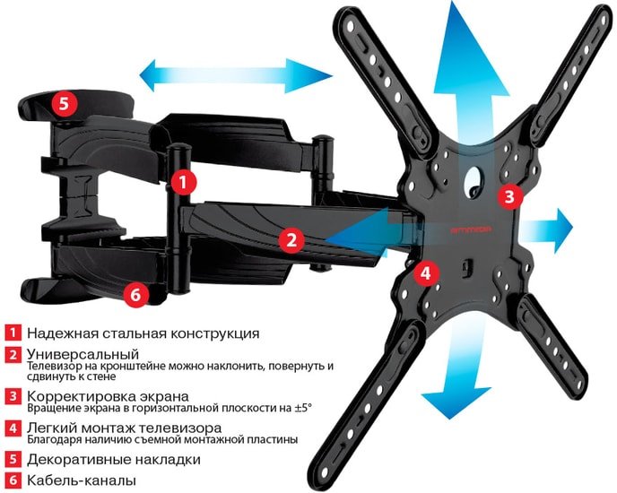 Кронштейн Arm Media COBRA-45 - фото2