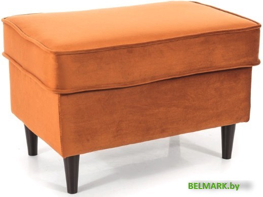 Пуфик Signal Ron Velvet Bluvel 4215 (корица/венге) - фото