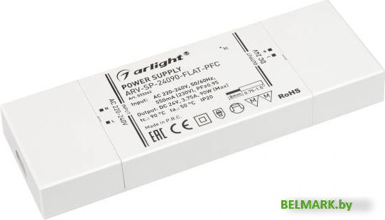 Блок питания Arlight ARV-SP-24090-FLAT-PFC 033262 - фото