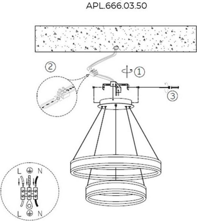 Подвесная люстра Aployt APL.666.03.50 - фото2