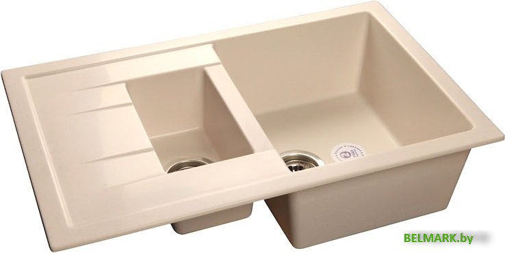Кухонная мойка GranFest GF-Q775KL (белый) - фото
