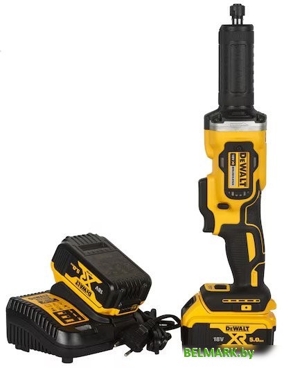 Прямошлифовальная машина DeWalt DCG426P2 (с 2-мя АКБ, кейс) - фото