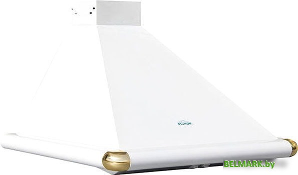 Кухонная вытяжка Elikor Сатурн 50П-180-В1Л (белый/золотой) - фото