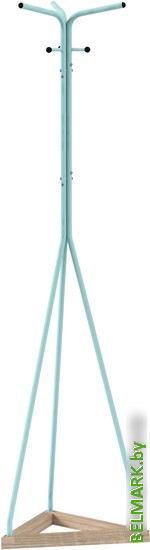 Вешалка для одежды Мебелик Галилео 213 (бирюзовый/шимо) - фото