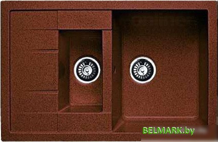 Кухонная мойка GranFest GF-Q775KL (бежевый) - фото