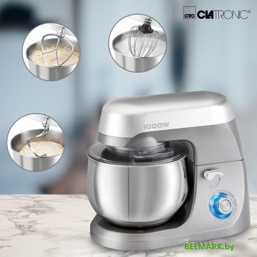 Кухонный комбайн Clatronic KM 3709 (титан) - фото2