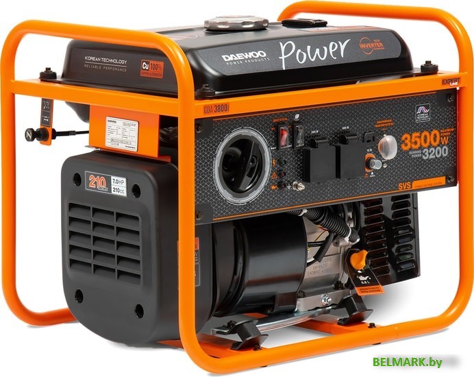 Бензиновый генератор Daewoo Power GDA 3800i - фото2