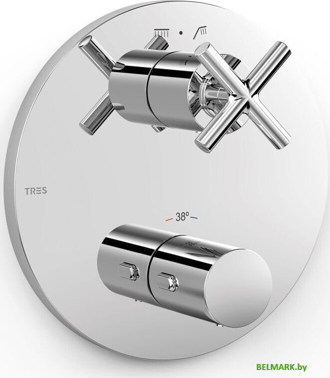 Смеситель без скрытого механизма Tres Montblanc 28325001 - фото