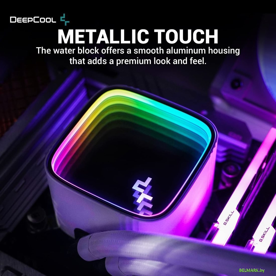 Жидкостное охлаждение для процессора DeepCool LS520 SE WH R-LS520-WHAMMM-G-1 - фото2