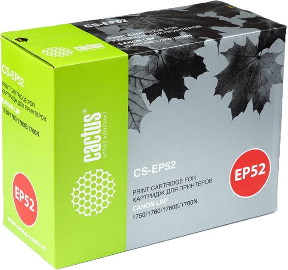Картридж CACTUS CS-EP52 (аналог Canon EP-52) - фото