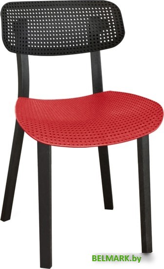 Стул Sheffilton SHT-S85 (черный/красный) - фото