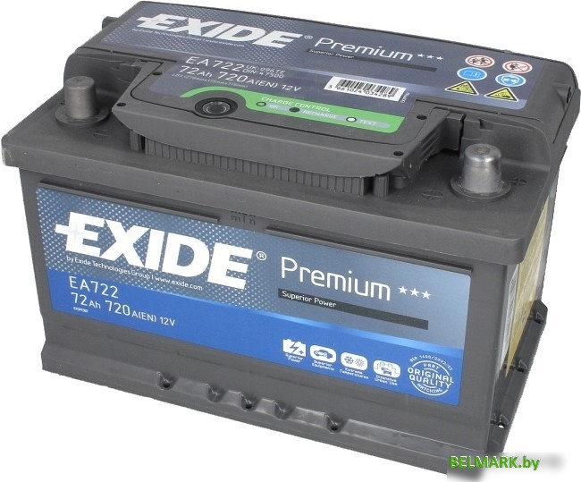 Автомобильный аккумулятор Exide Premium EA722 (72 А/ч) - фото2