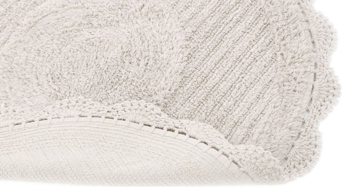 Набор ковриков Sofi De MarkO Laura Кружевной 75x75 КВ-ЛА-4-75х75 (кремовый) - фото2