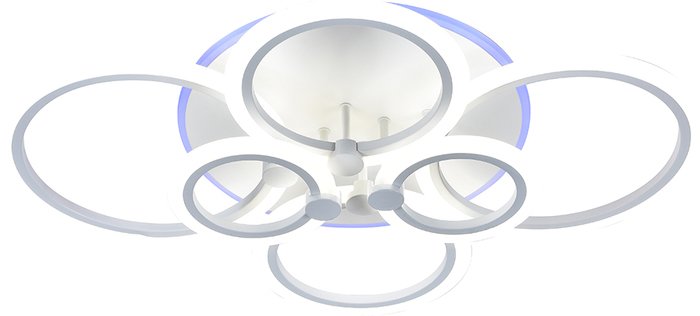 Припотолочная люстра Mirastyle JX-8067/4+2 N WH ML - фото