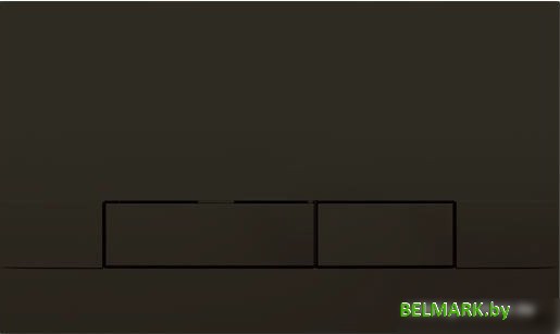 Панель смыва OLI Narrow OliPure 148303 (черный soft-touch) - фото