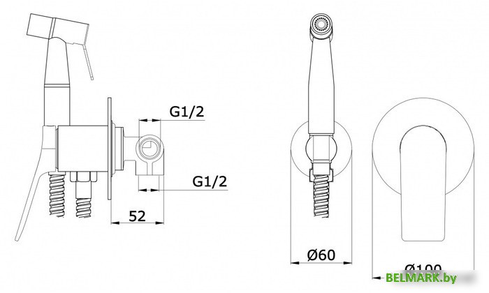 Гигиенический душ Vieir V343553-C - фото2