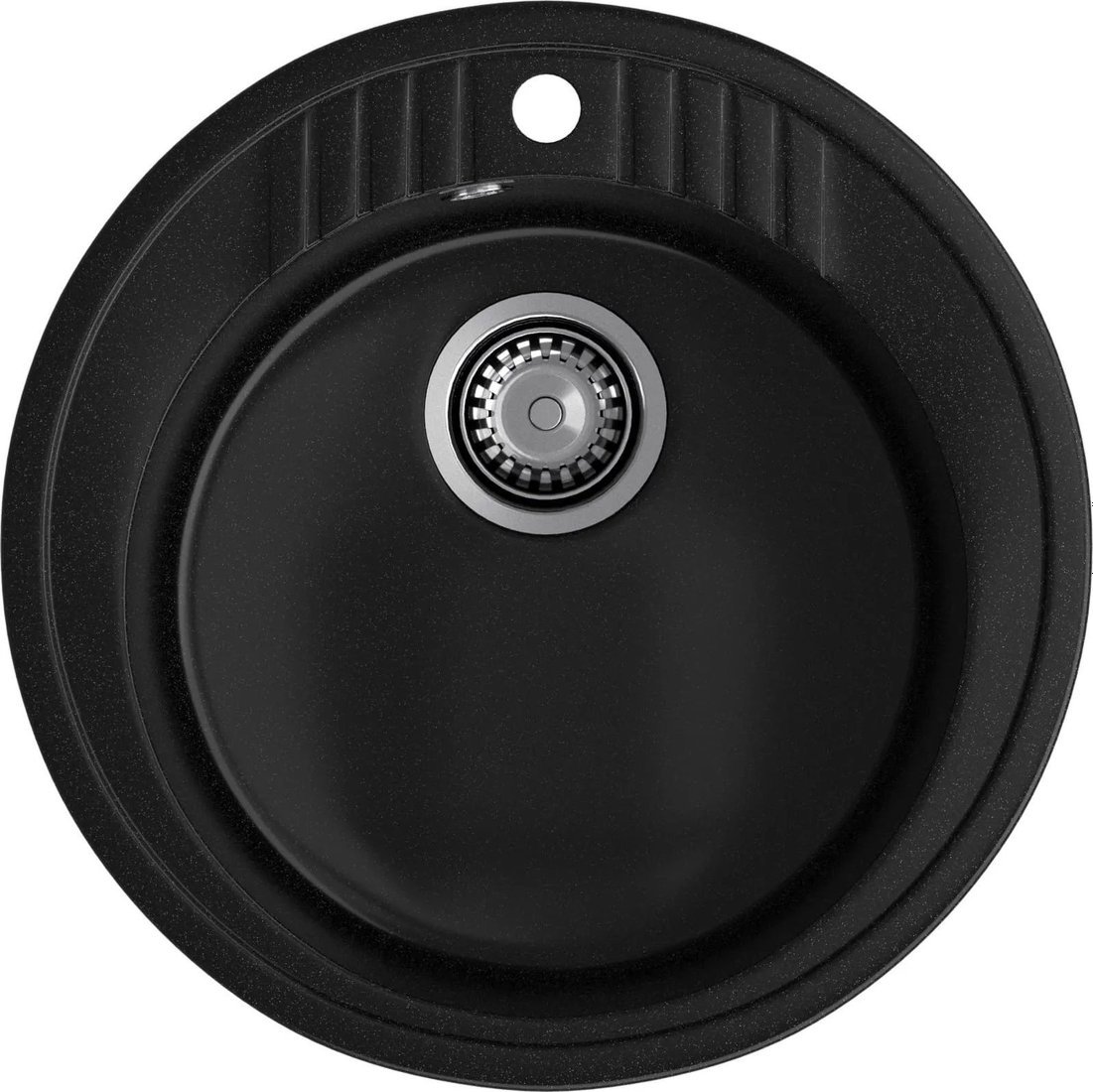 Кухонная мойка GranFest Rondo 520 (черный) - фото