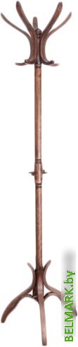 Вешалка для одежды Мебелик В 12Н (средне-коричневый) - фото