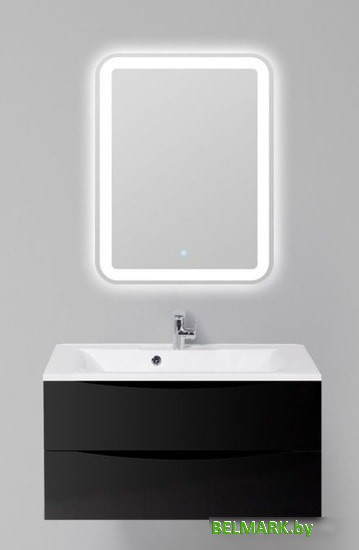 BelBagno Тумба под умывальник Marino-900-2C-SO-NL-P (nero laccato lucido) - фото2