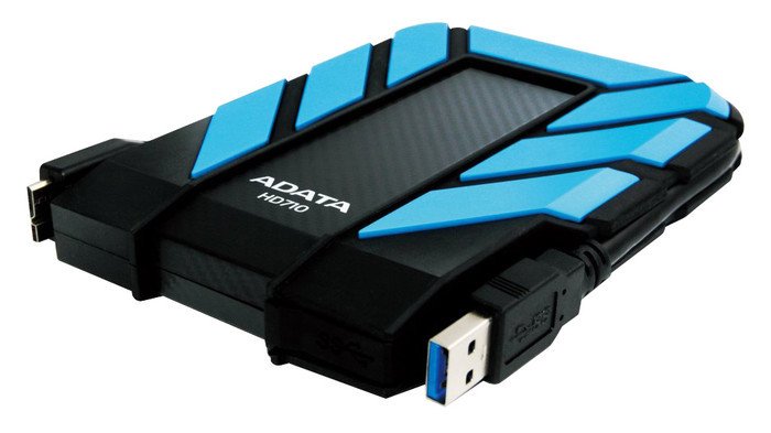Внешний жесткий диск A-Data DashDrive Durable HD710 1TB Blue (AHD710-1TU3-CBL) - фото2
