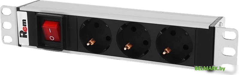 Блок розеток Rem R-10-3S-V-220-Z - фото