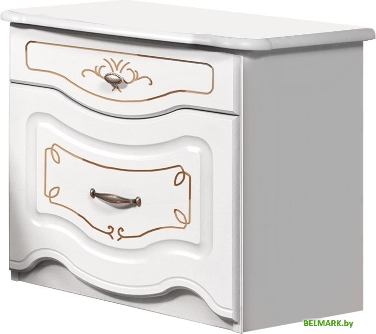 Тумба ФорестДекоГрупп Луиза правая (слоновая кость) - фото