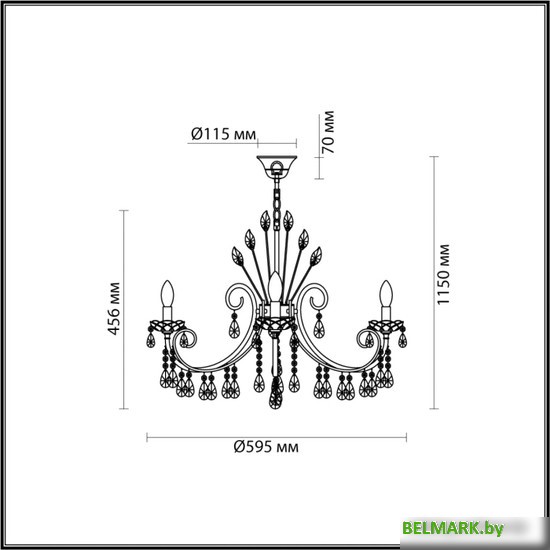 Подвесная люстра Odeon Light Versia 4977/6 - фото2