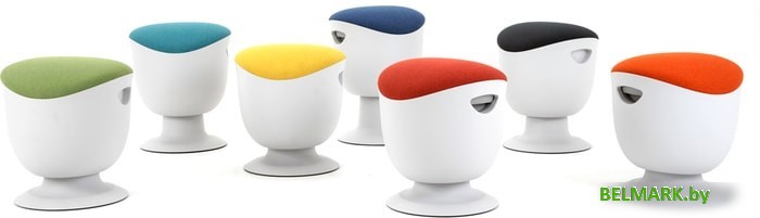 Офисный стул Chair Meister Tulip (белый пластик, серый) - фото2