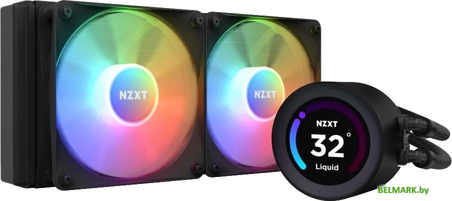 Жидкостное охлаждение для процессора NZXT Kraken Elite 240 RGB RL-KR24E-B1 - фото