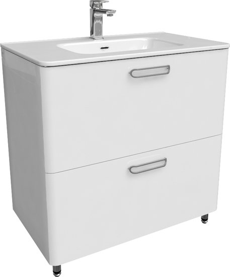 IDDIS Тумба с умывальником Brick 80 BRI80WFi95K - фото