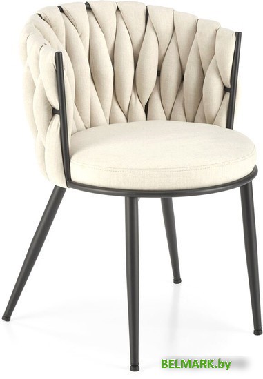 Стул Halmar K516 (светло-бежевый/черный) - фото