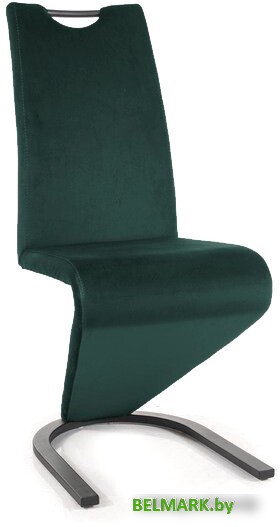 Стул Signal H090 Velvet (bluvel 78 зеленый/черный) - фото