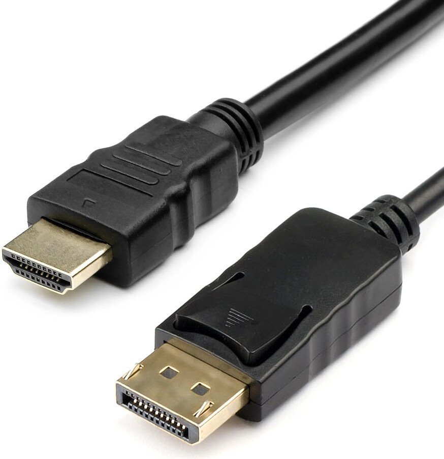 Кабель GoPower 00-00027493 HDMI - DisplayPort (1.8 м, черный) - фото2
