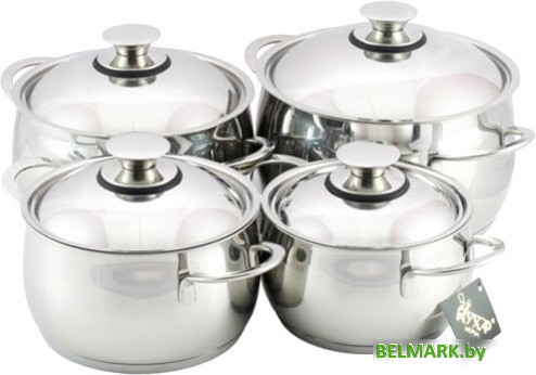 Набор кастрюль Кухар Магнолия Престиж КМ3-024М - фото