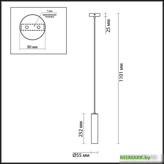 Подвесная люстра Odeon Light Corse 3872/1L - фото2