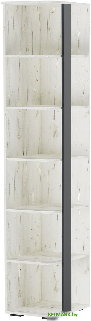 Угловое окончание Памир Гретта (крафт белый/антрацит) - фото