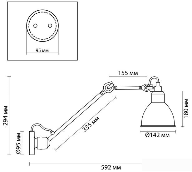 Лампа Odeon Light Arta 4125/1WD - фото2