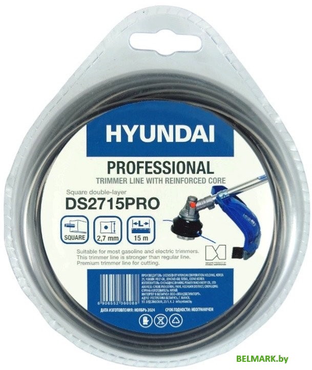 Леска для триммера Hyundai DS-2715 PRO - фото