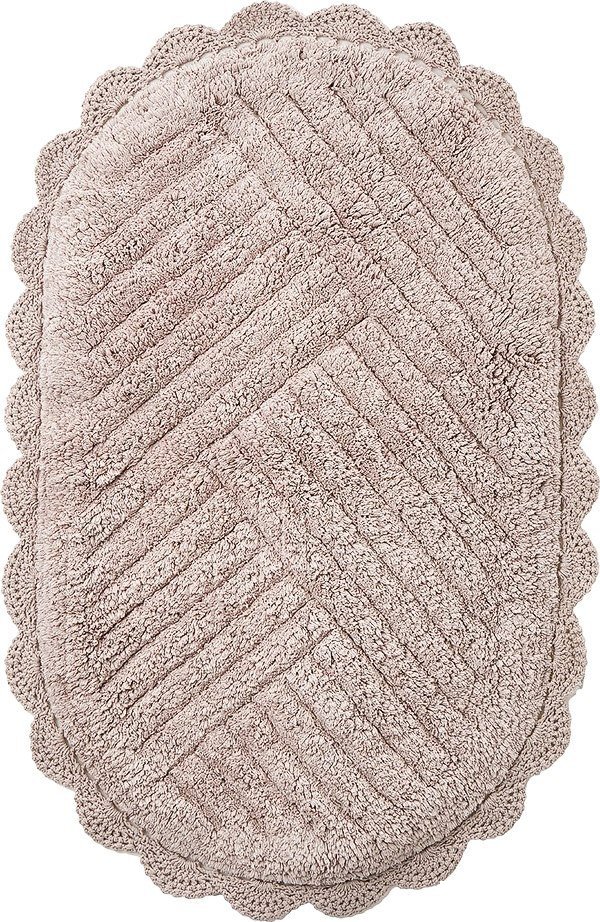 Коврик для ванной Sofi De MarkO Emma Кружевной 60x100 КВ-ЭМ-7-60х100 (серый/лиловый) - фото