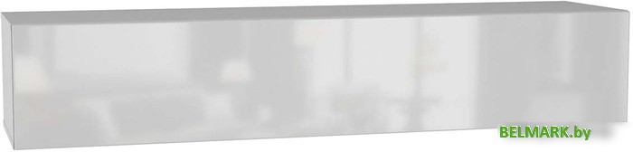 Антресоль НК-Мебель Point Тип-30 (белый/белый глянец) - фото